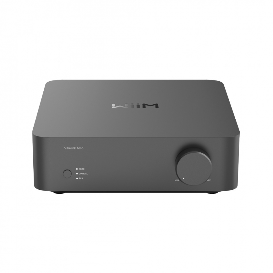 WiiM Vibelink Amp wzmacniacz stereo z DAC, Space Gray