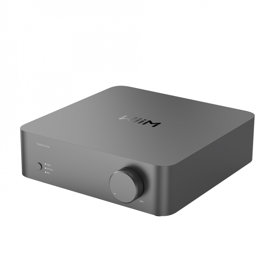 WiiM Vibelink Amp wzmacniacz stereo z DAC, Space Gray