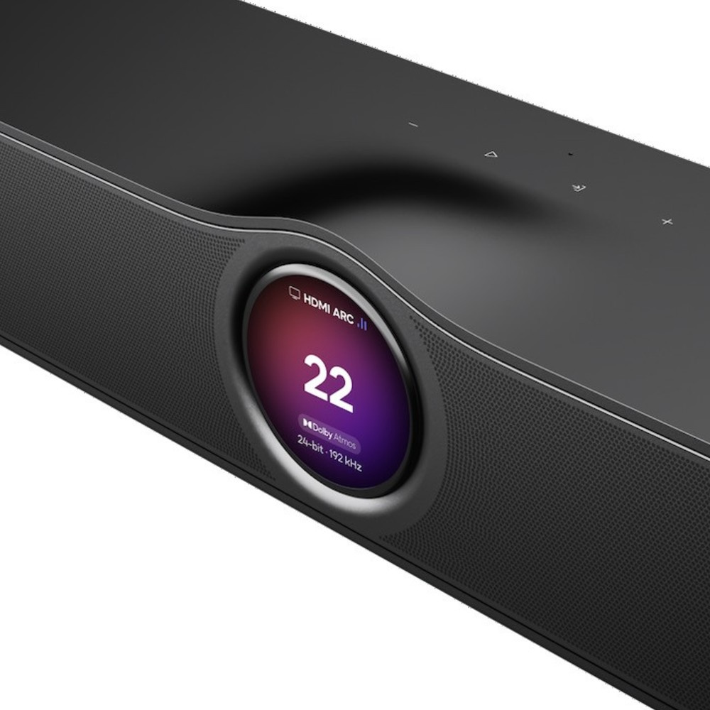 WiiM Bar inteligentny soundbar z wyświetlaczem, matowa czerń