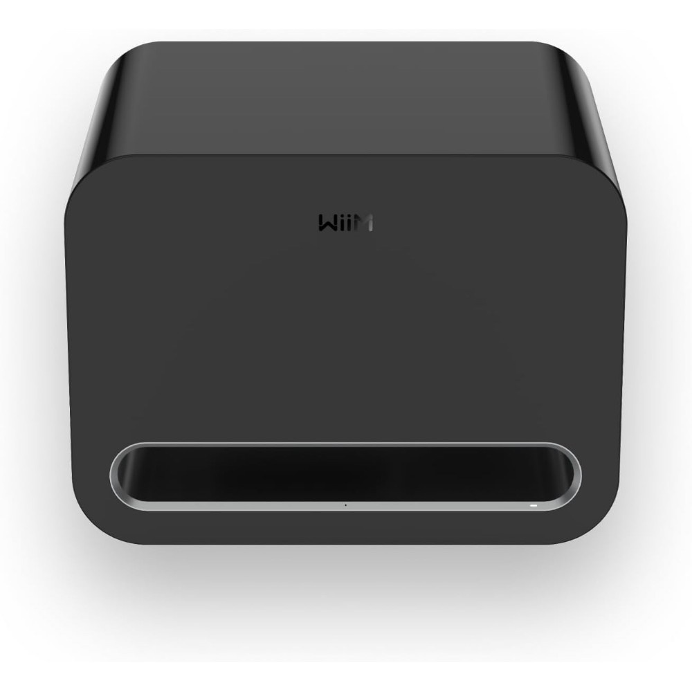 WiiM Sub Pro kompaktowy bezprzewodowy subwoofer, czarny