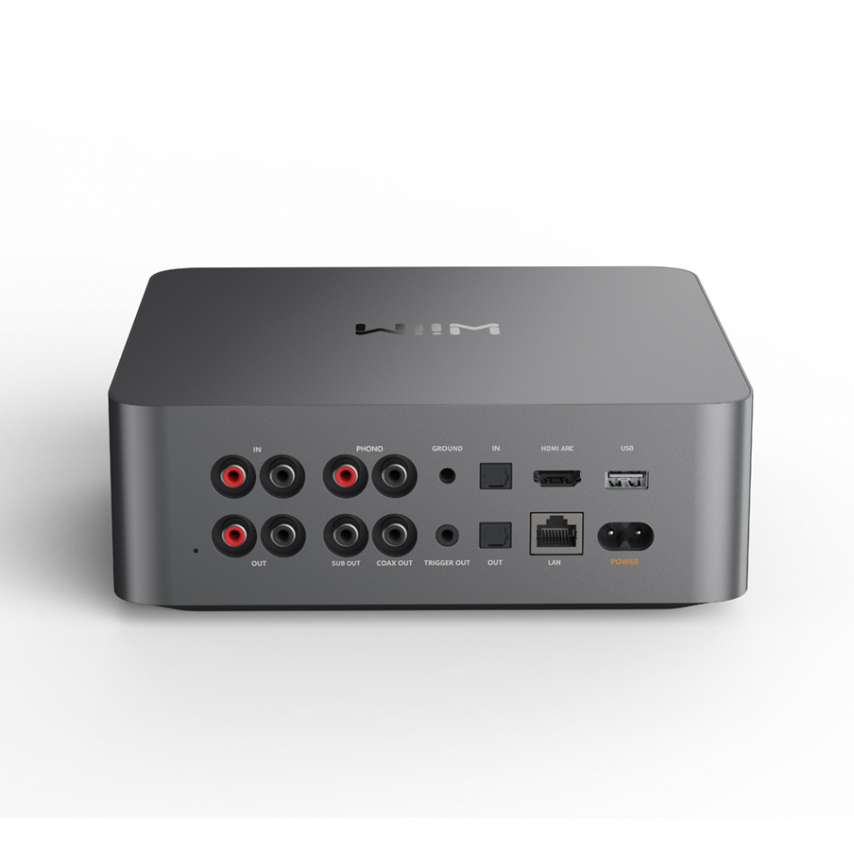 WiiM Ultra odtwarzacz sieciowy z HDMI ARC, ekranem dotykowym i Chromecast, ciemnoszary