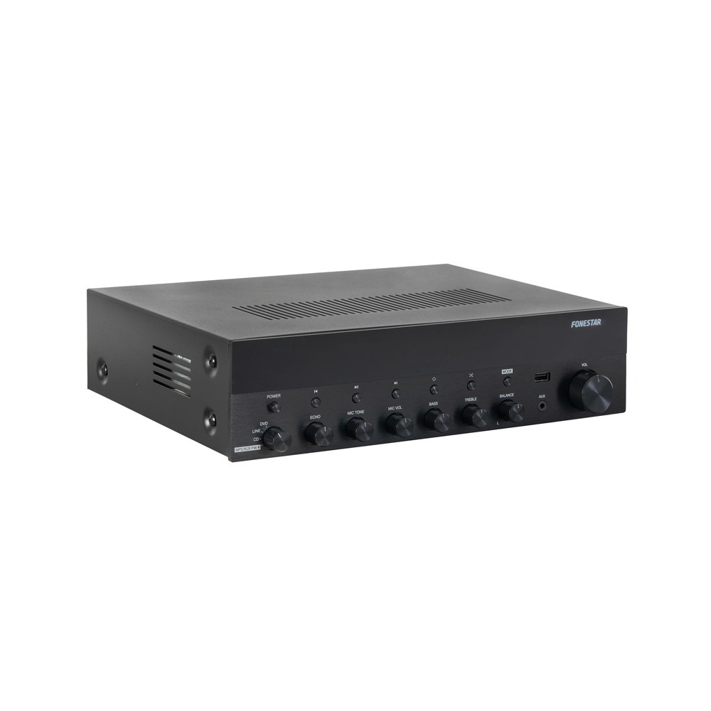 Fonestar AS-3030, wzmacniacz stereo z Bluetooth i wejściami mikrofonowymi