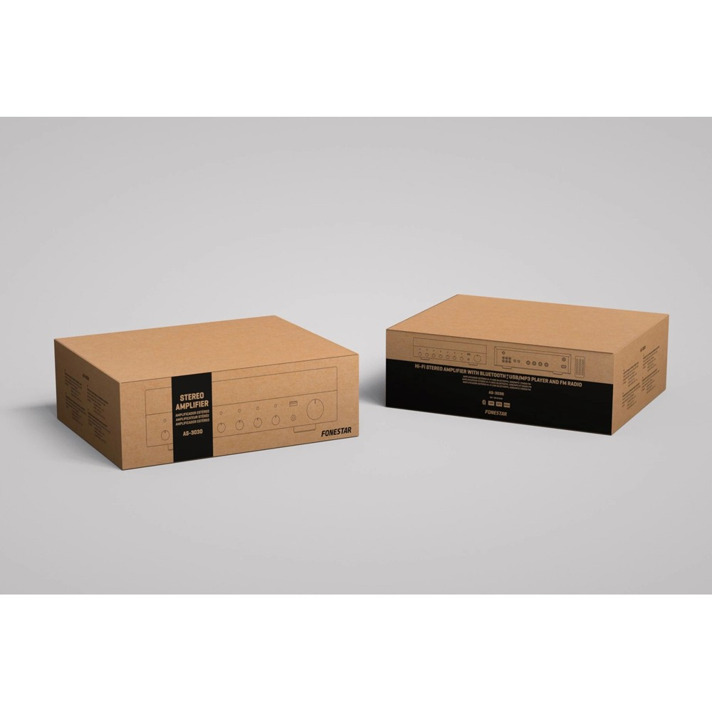 Fonestar AS-3030, wzmacniacz stereo z Bluetooth i wejściami mikrofonowymi