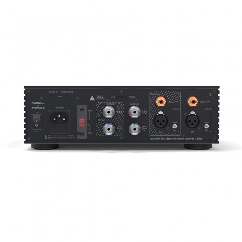 Eversolo AMP-F2, kompaktowy stereofoniczny wzmacniacz mocy klasy D