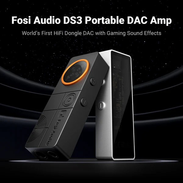 Fosi Audio DS3 przenośny DAC i wzmacniacz słuchawkowy, Galaxy