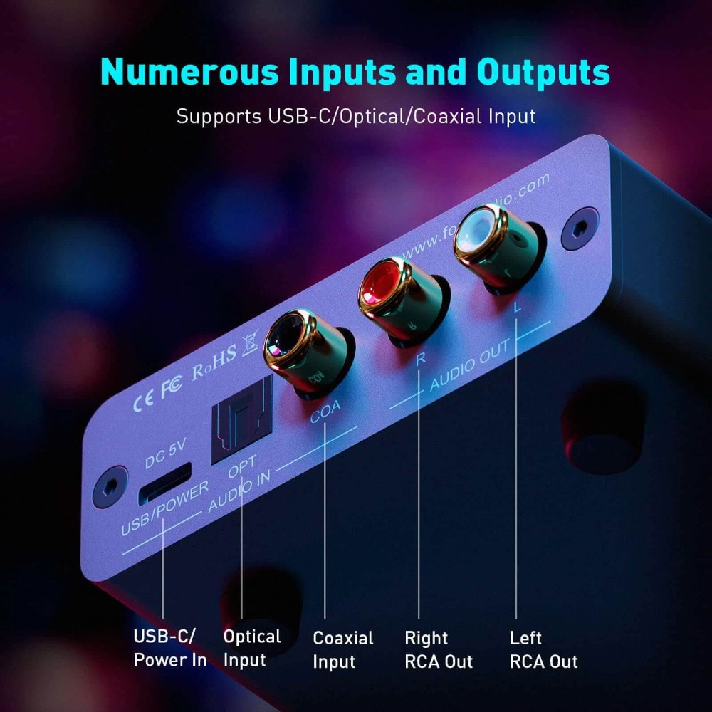 Fosi Audio K5 Pro, wzmacniacz słuchawkowy i DAC