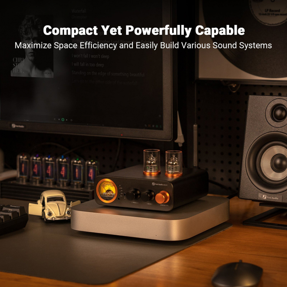 Fosi Audio MC331 wzmacniacz z lampami