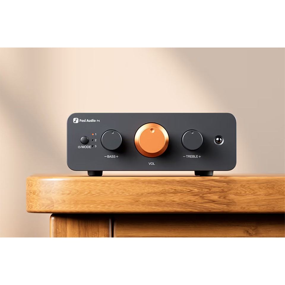 Fosi Audio P4 przedwzmacniacz z regulacją tonów