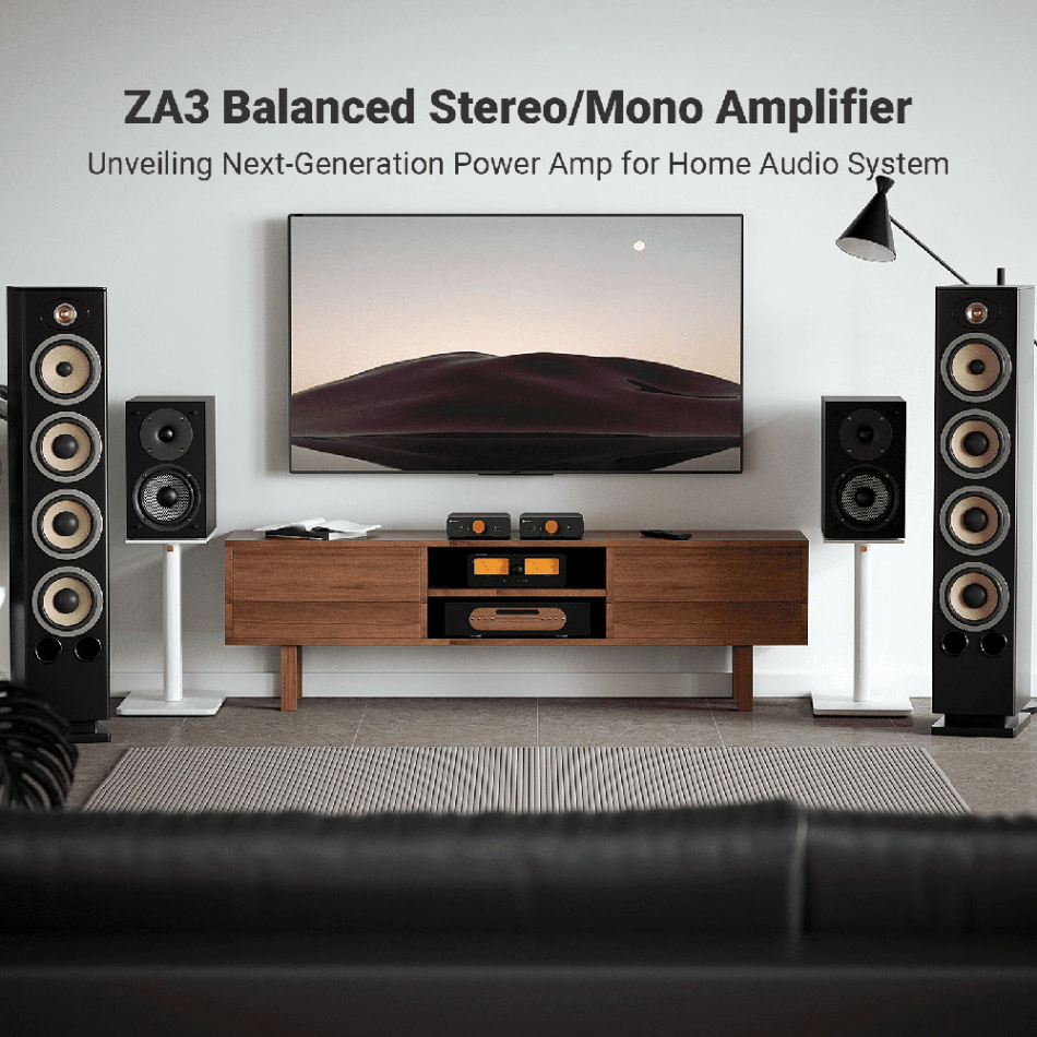 Fosi Audio ZA3 kompaktowy wzmacniacz