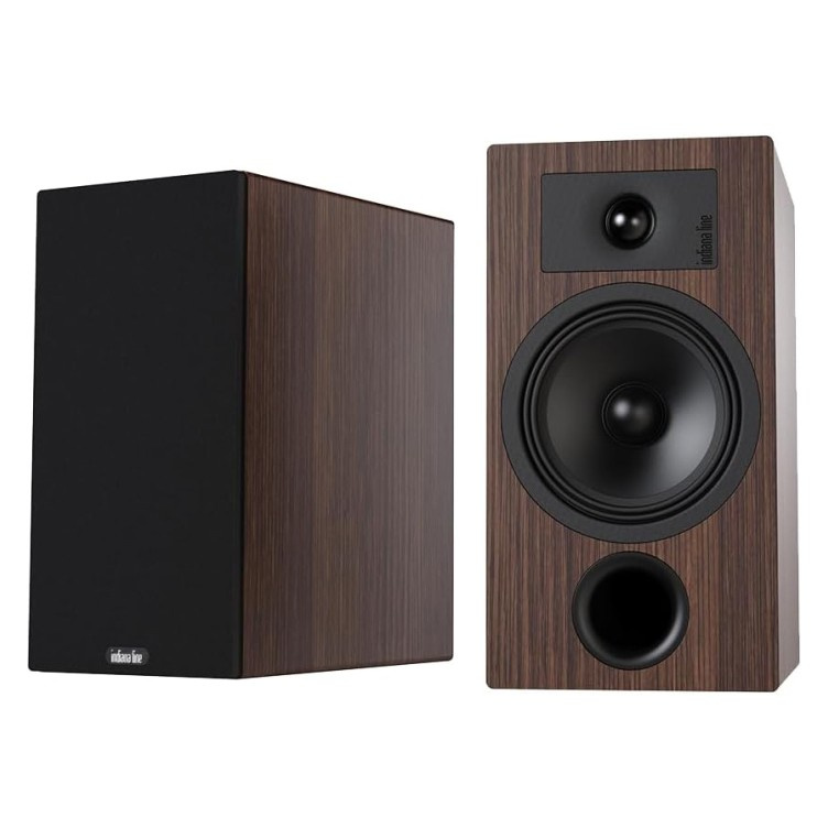 Indiana Line Tesi 3 kolumny podstawkowe, para w kolorze mocha wood