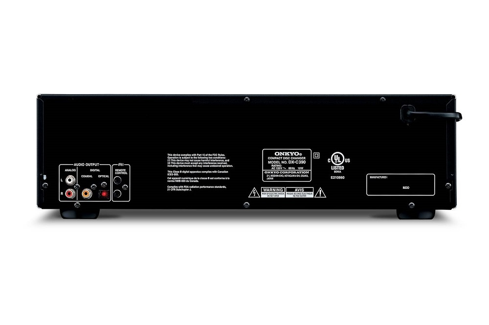 Onkyo DX-C390 odtwarzacz CD - zmieniacz czarny