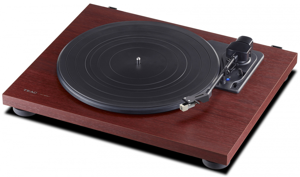 Teac TN-180BT-A3, gramofon z BT i stopniem RIAA, wiśniowy