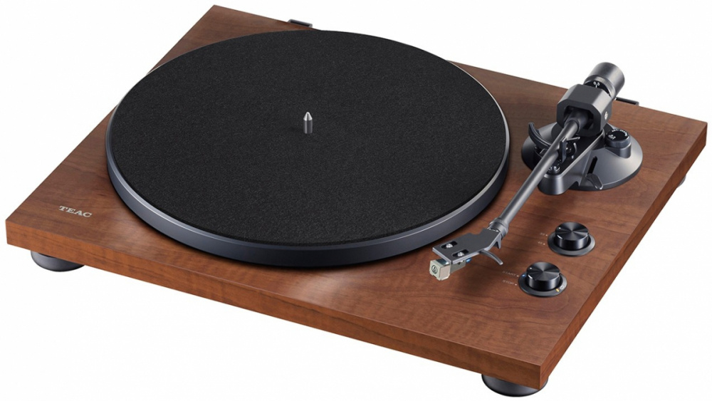 Teac TN-280BT-A3, gramofon z wkładką AT-3600L, BT i stopniem RIAA, orzech