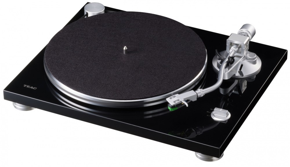 Teac TN-3B gramofon z wyjściem RIAA i USB, czarny
