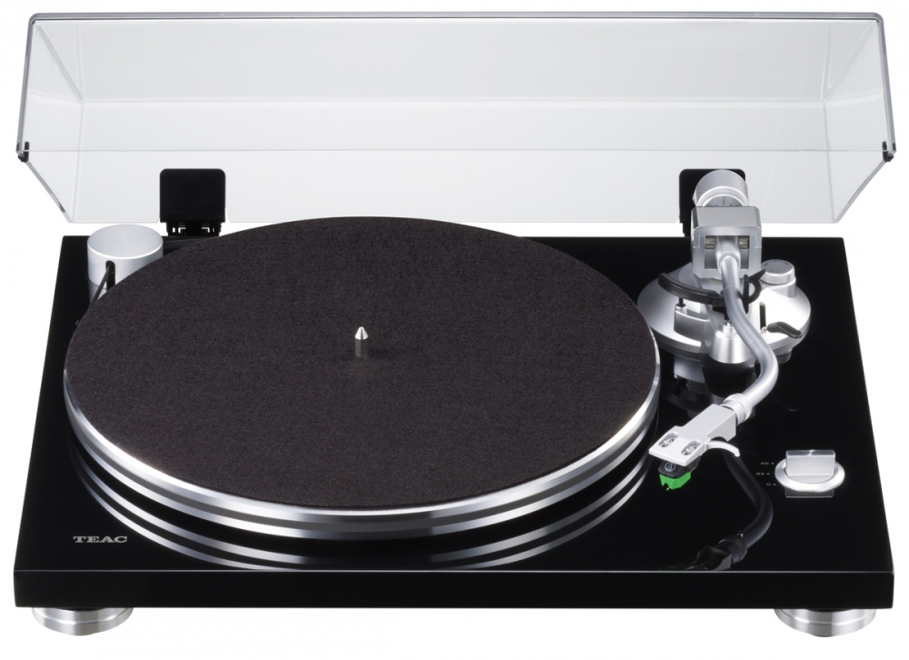 Teac TN-3B gramofon z wyjściem RIAA i USB, czarny