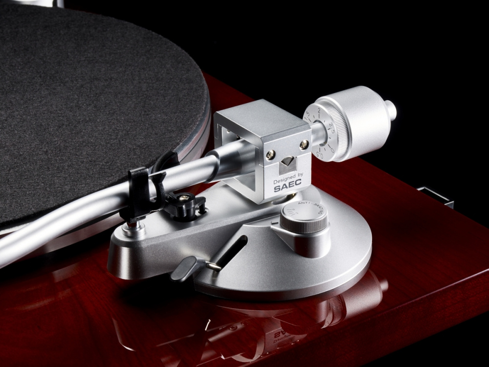 Teac TN-3B gramofon z wyjściem RIAA i USB, wiśniowy