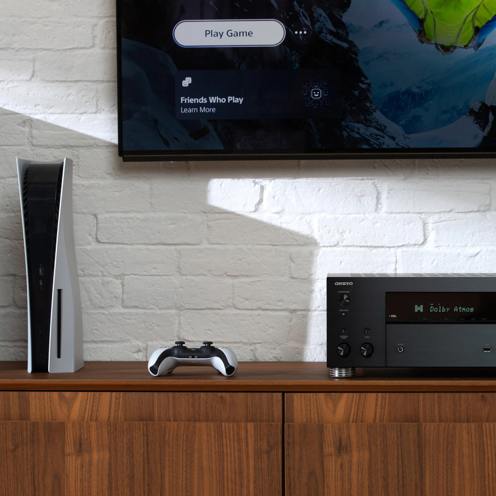 Onkyo TX-RZ30, 9.2-kanałowy amplituner kina domowego, czarny