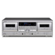 Teac W-1200 podwójny magnetofon kasetowy z funkcją digitalizacji, srebrny Teac W-1200 podwójny magnetofon kasetowy z funkcją digitalizacji, srebrny