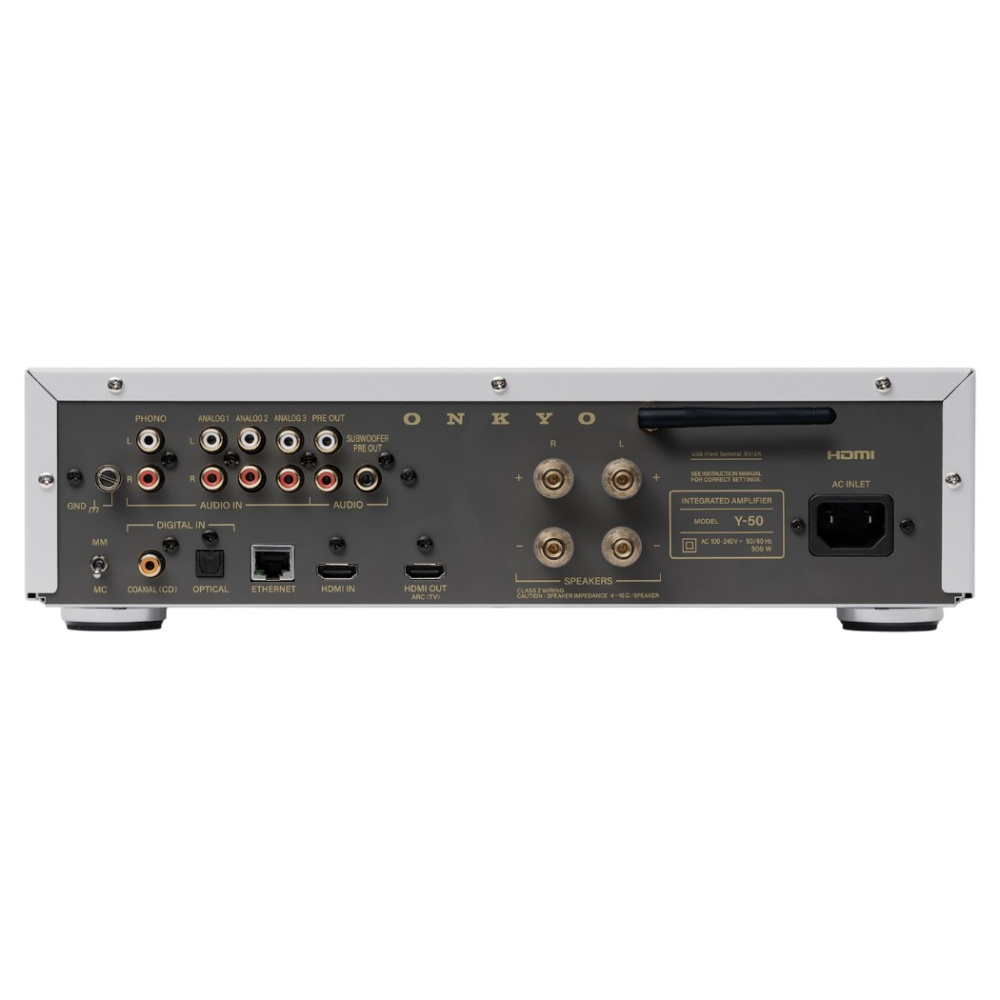 Onkyo Muse Y-50 wzmacniacz strumieniowy, srebrny