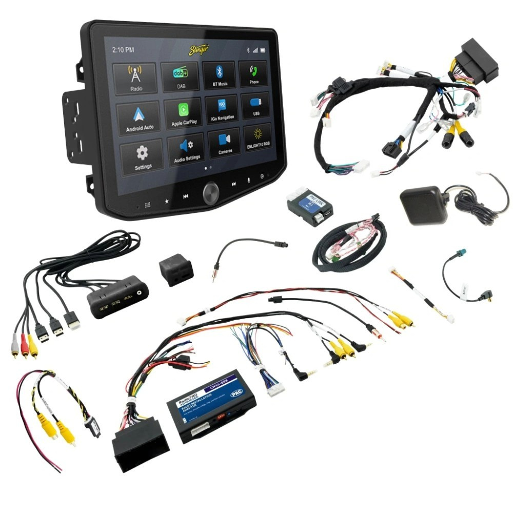 Stinger HORIZON10 iX210E-DG2, 10-calowe radio samochodowe do Dodge RAM 2013-2018