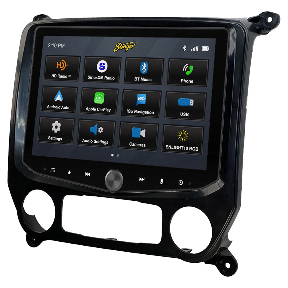 Stinger HORIZON10 iX210E-GM1, 10-calowe radio samochodowe do Chevrolet Silverado/GMC Sierra 2014-2019