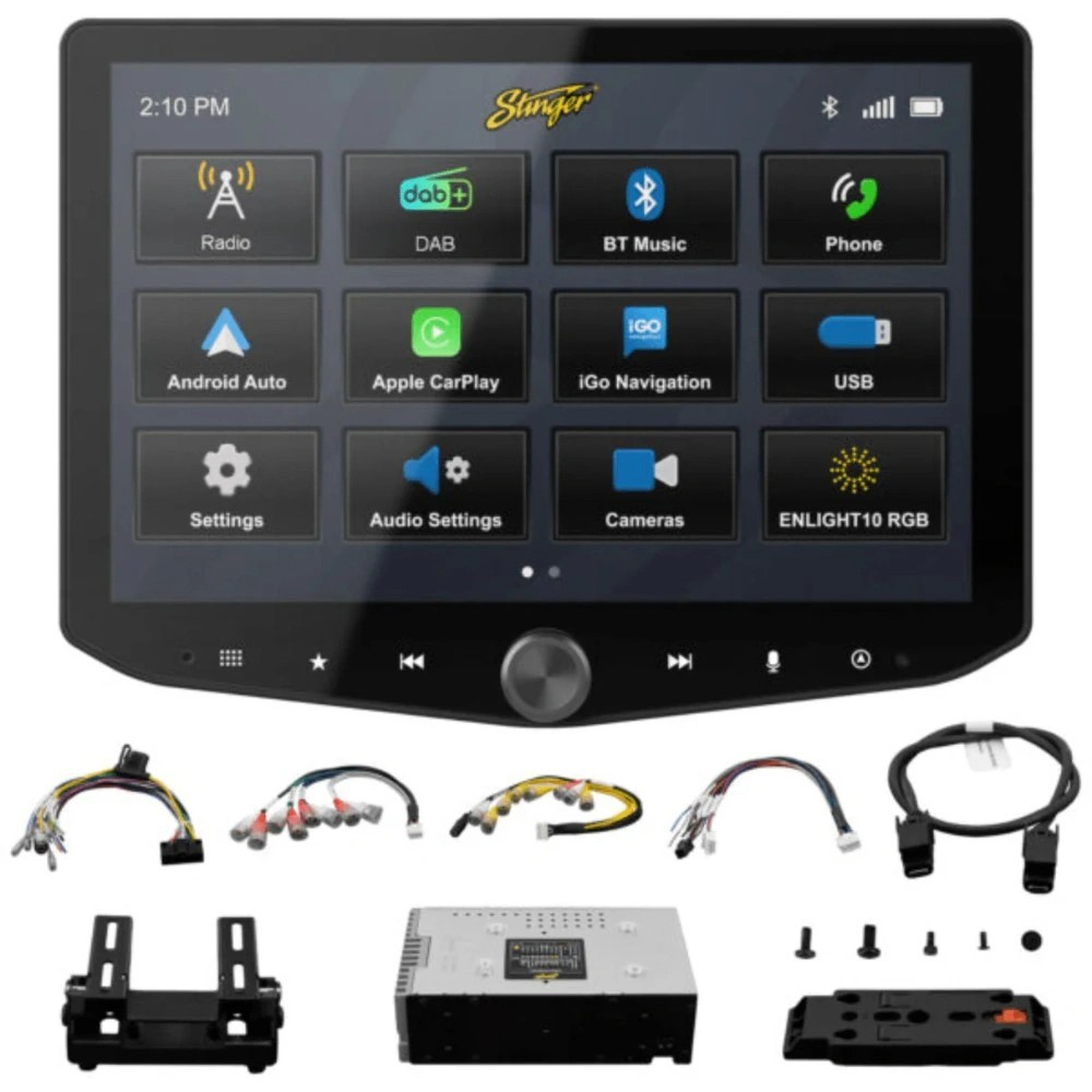Stinger HORIZON10 iX210E-LR1, 10-calowe radio samochodowe do Land Rover Defender 2007-2016