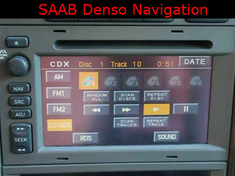 Sterowanie z kierownicy Saab - Denso NAV