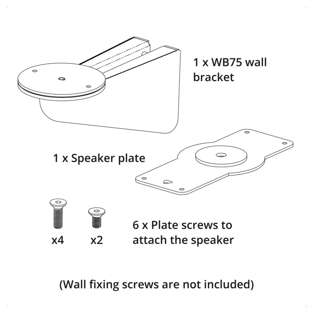Q Acoustics Q WB75 uchwyt ścienny biały, szt.