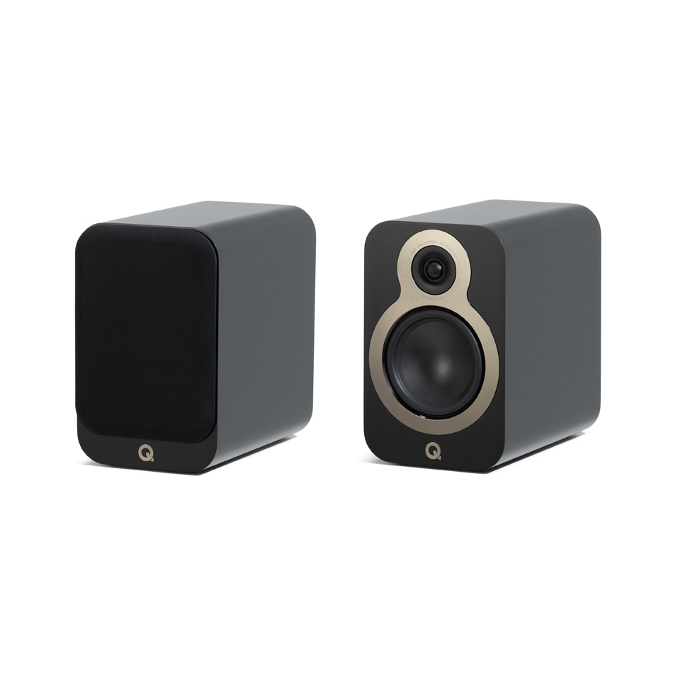 Kolumny podstawkowe Q Acoustics 3020c, matowa czerń