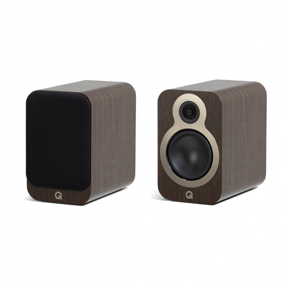 Kolumny podstawkowe Q Acoustics 3020c, orzech