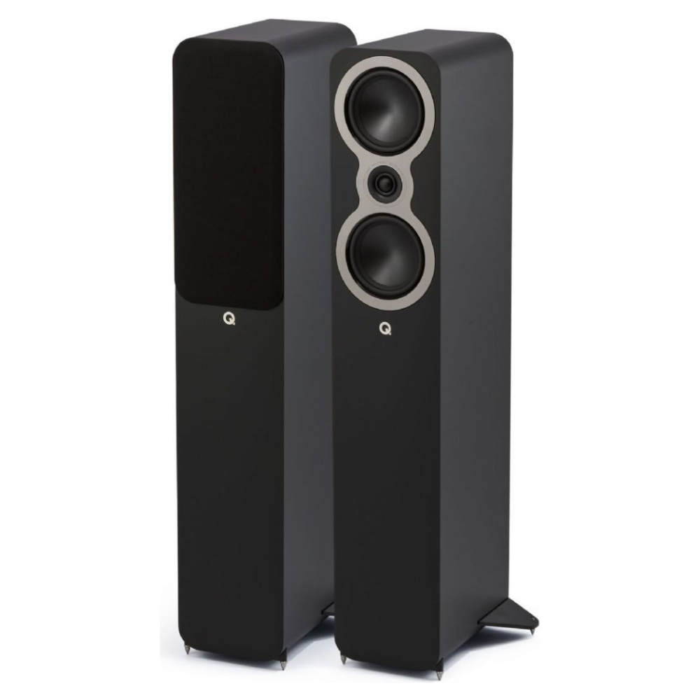 Q Acoustics 3040c kolumny podłogowe, para w kolorze matowej czerni