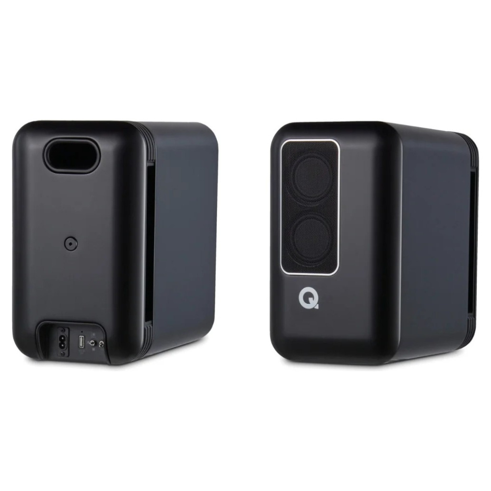 Q Acoustics QActive 200 aktywne kolumny podstawkowe, matowa czerń
