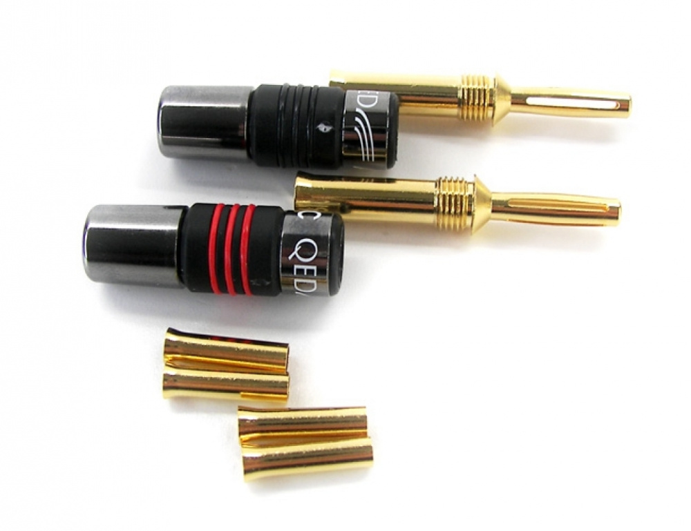 Qed Airloc Banan 4mm 1Czerwony 1Czarny
