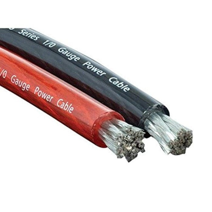 Kabel zasilający Stinger 50mm2 OFC, matowa czerwień, na metry
