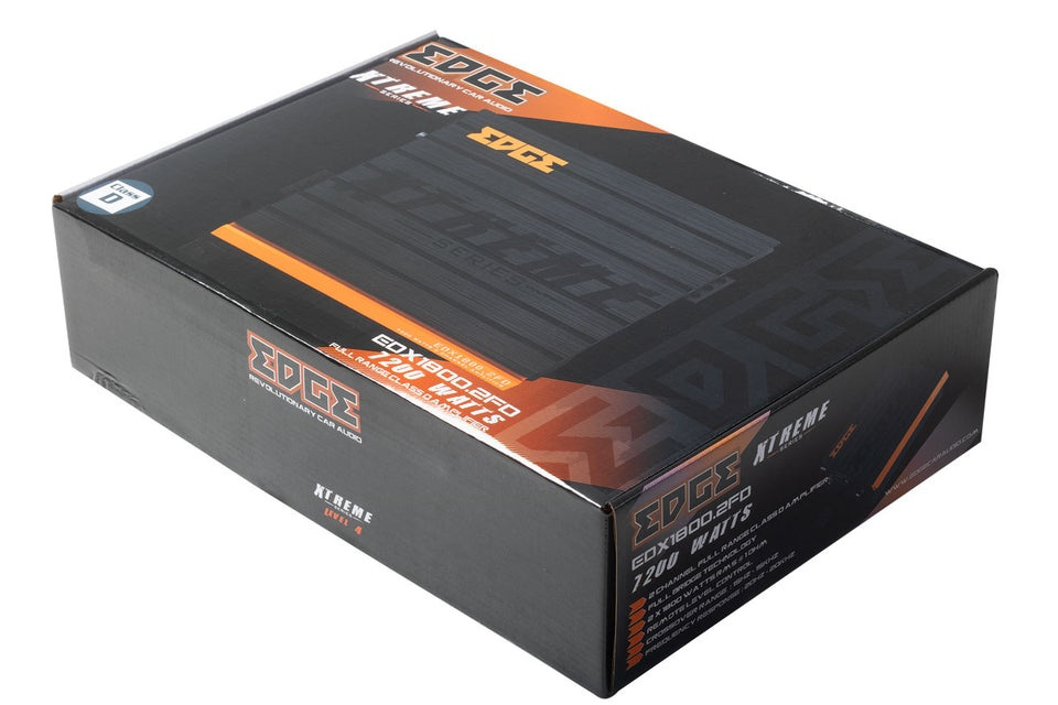 EDGE EDX1800.2FD-E0, mocny dwukanałowy wzmacniacz