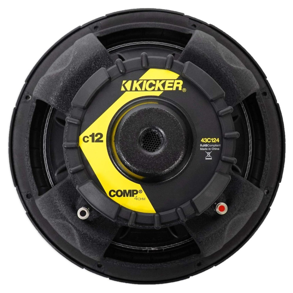 Kicker Comp C124, głośnik niskotonowy 12 cali, 4 omy