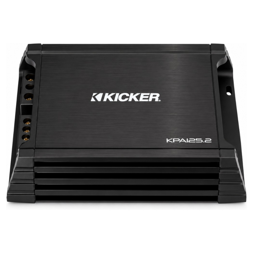 Kicker KickPack KKP212, zestaw basowy z wentylowaną obudową subwoofera 12 cali, wzmacniaczem i okablowaniem