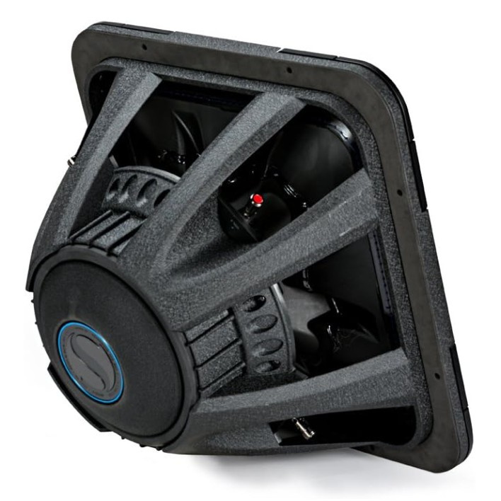 Kicker Solo-Baric L7S154, kwadratowy głośnik niskotonowy 15 cali, 2 × 4 Ω