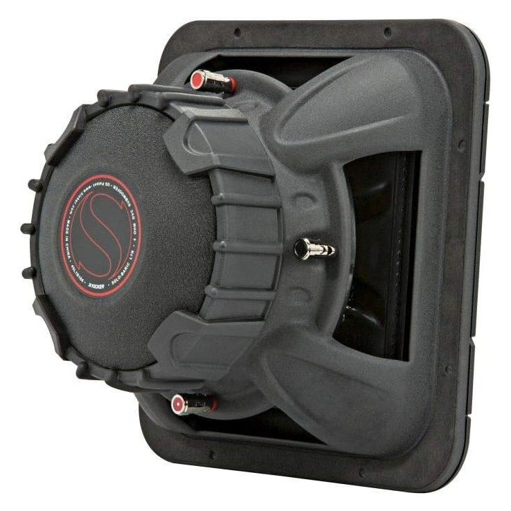 Kicker Solo-Baric L7R102, kwadratowy głośnik basowy 10 cali, 2x2 ohmy