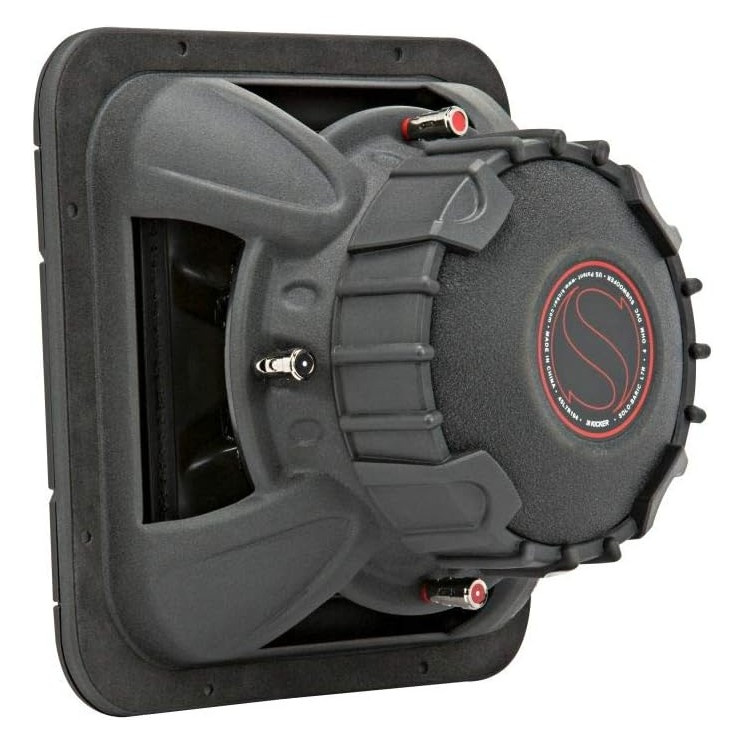 Kicker Solo-Baric L7R102, kwadratowy głośnik basowy 10 cali, 2x2 ohmy