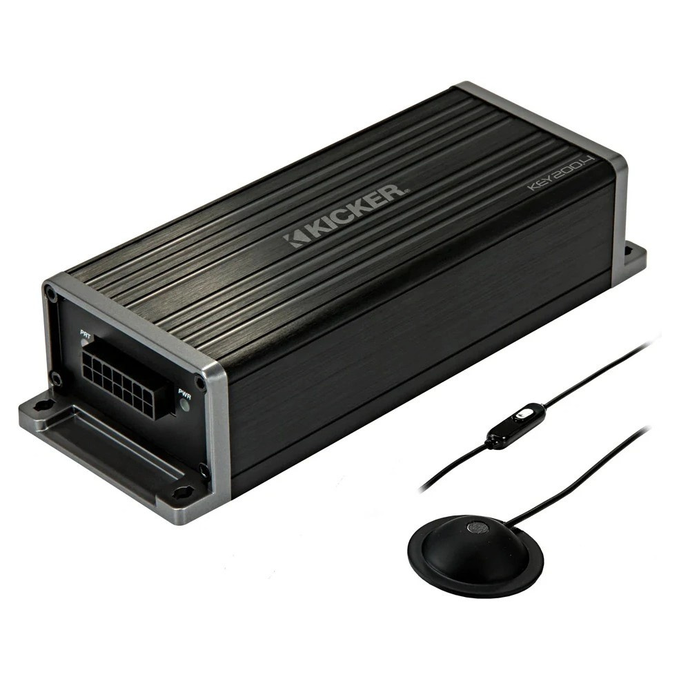 Kicker KEY200.4ISO, 4-kanałowy wzmacniacz DSP Plug & Play