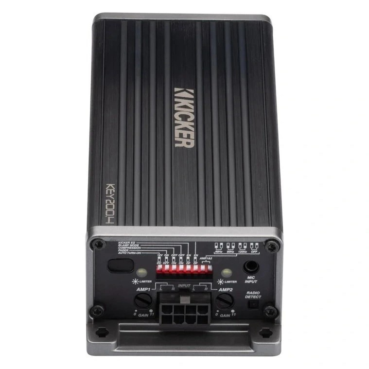 Kicker KEY200.4ISO, 4-kanałowy wzmacniacz DSP Plug & Play