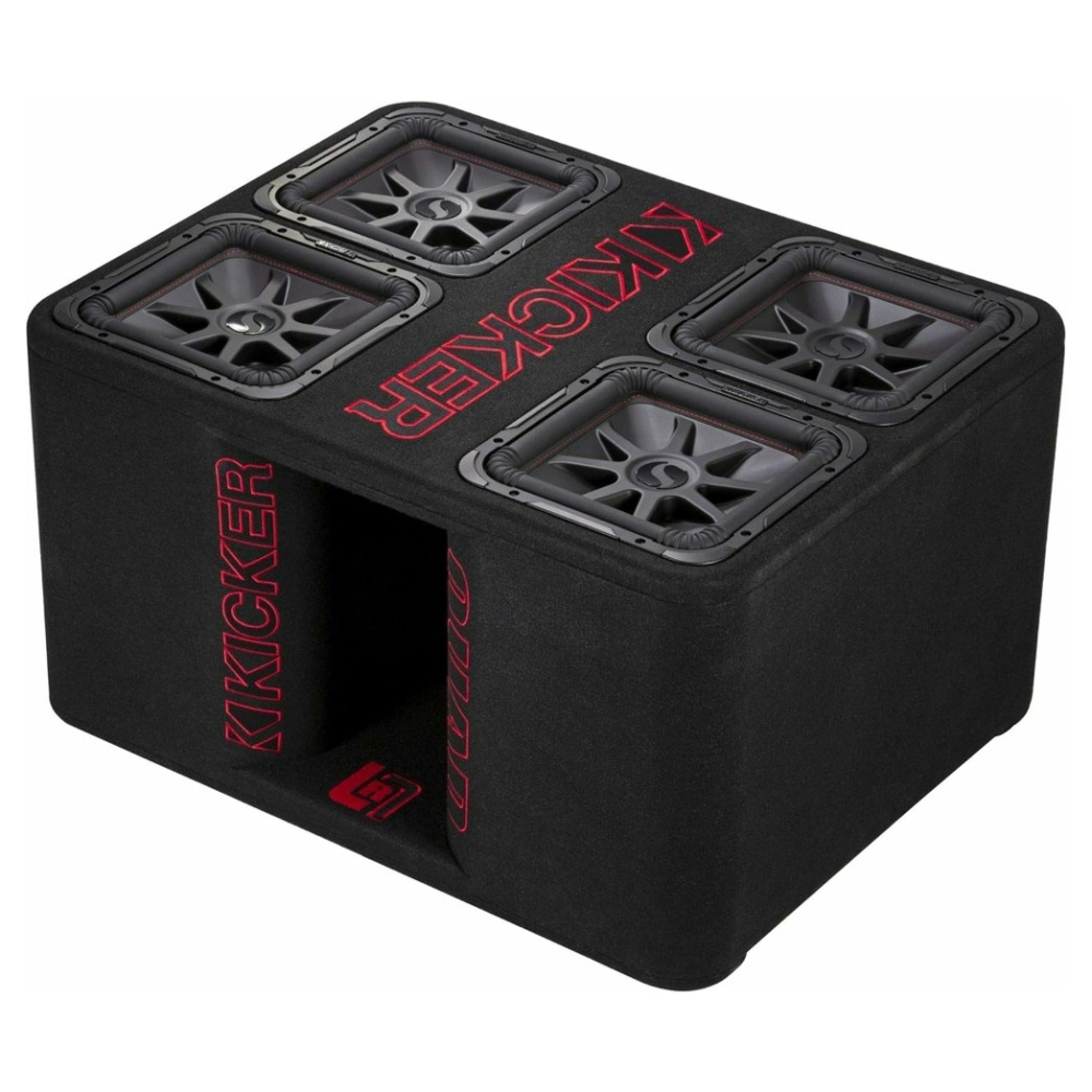 Kicker Solo-Baric QL7R122, 4 x 12 cali skrzynia basowa, 2 x 2 omów