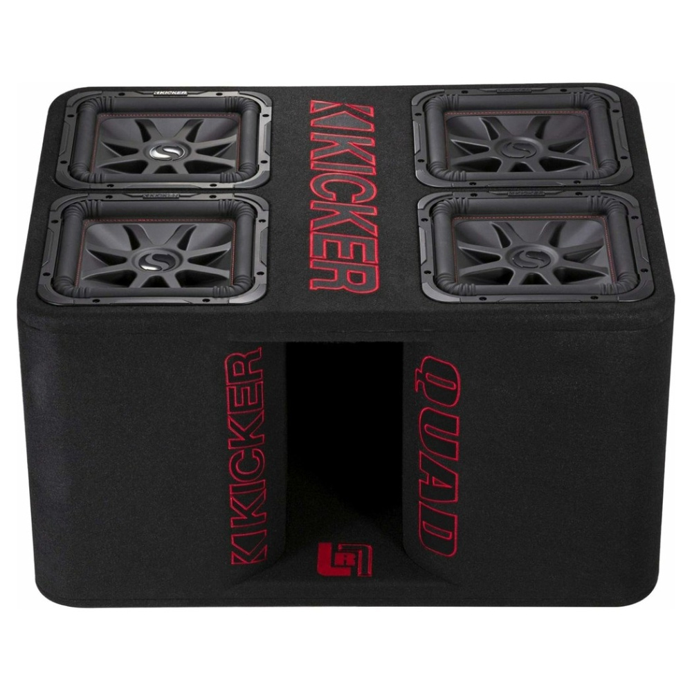 Kicker Solo-Baric QL7R122, 4 x 12 cali skrzynia basowa, 2 x 2 omów