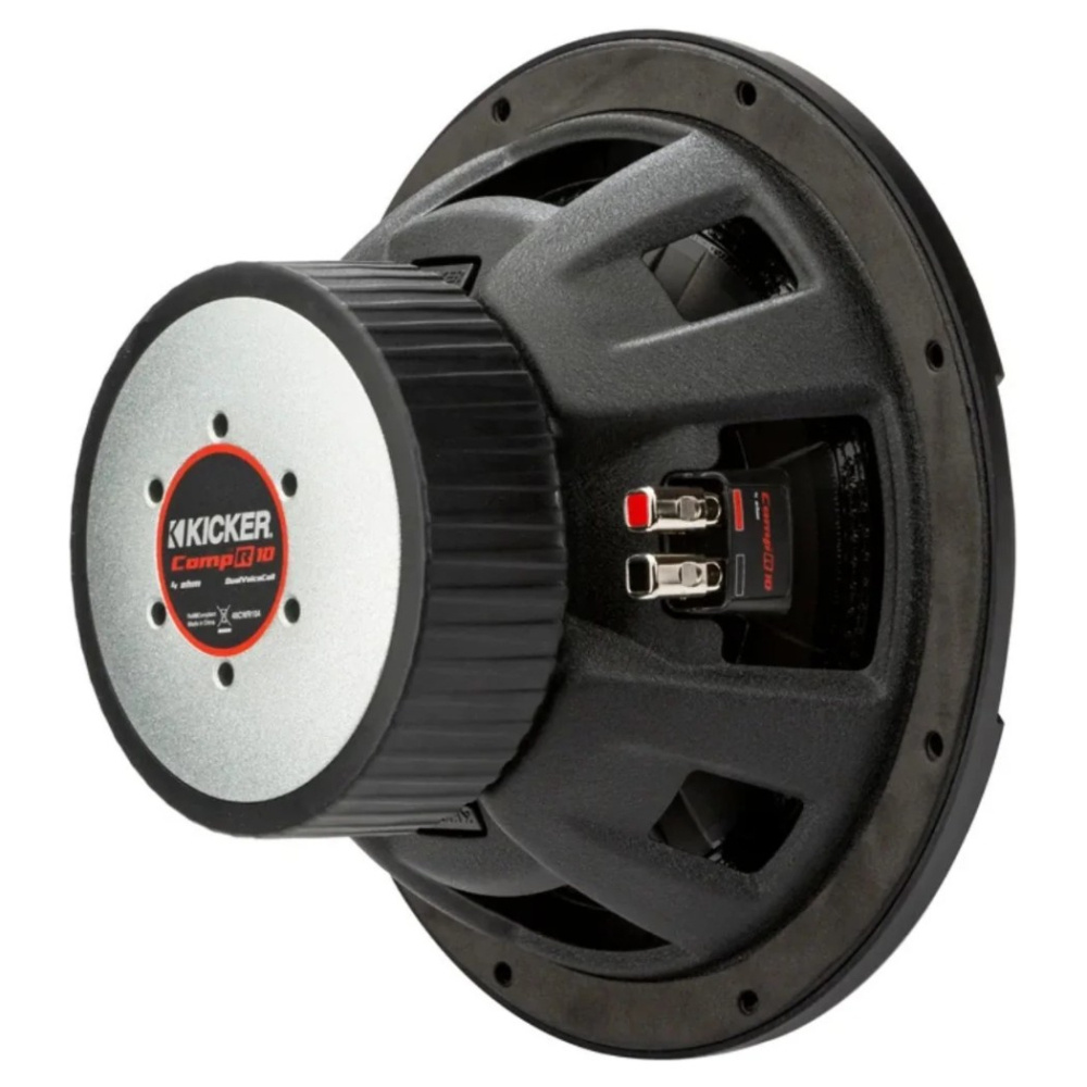 Kicker CompR CWR104, 10 cali głośnik niskotonowy, 2 x 4 omów