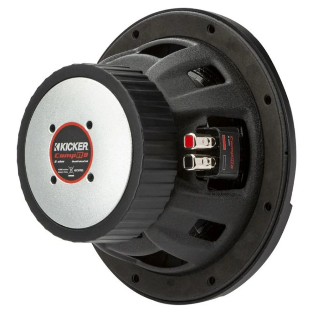 Kicker CompR CWR84, 8 cali głośnik niskotonowy, 2 x 4 omów