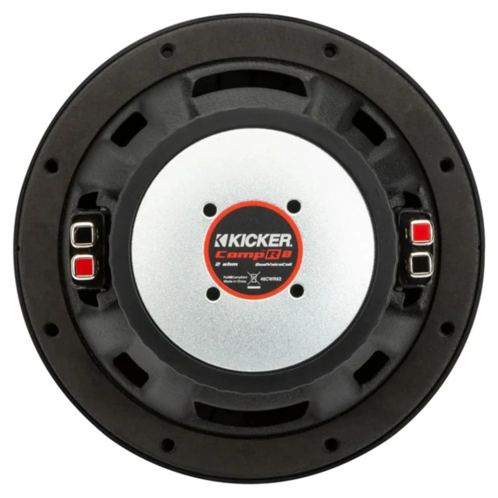 Kicker CompR CWR84, 8 cali głośnik niskotonowy, 2 x 4 omów