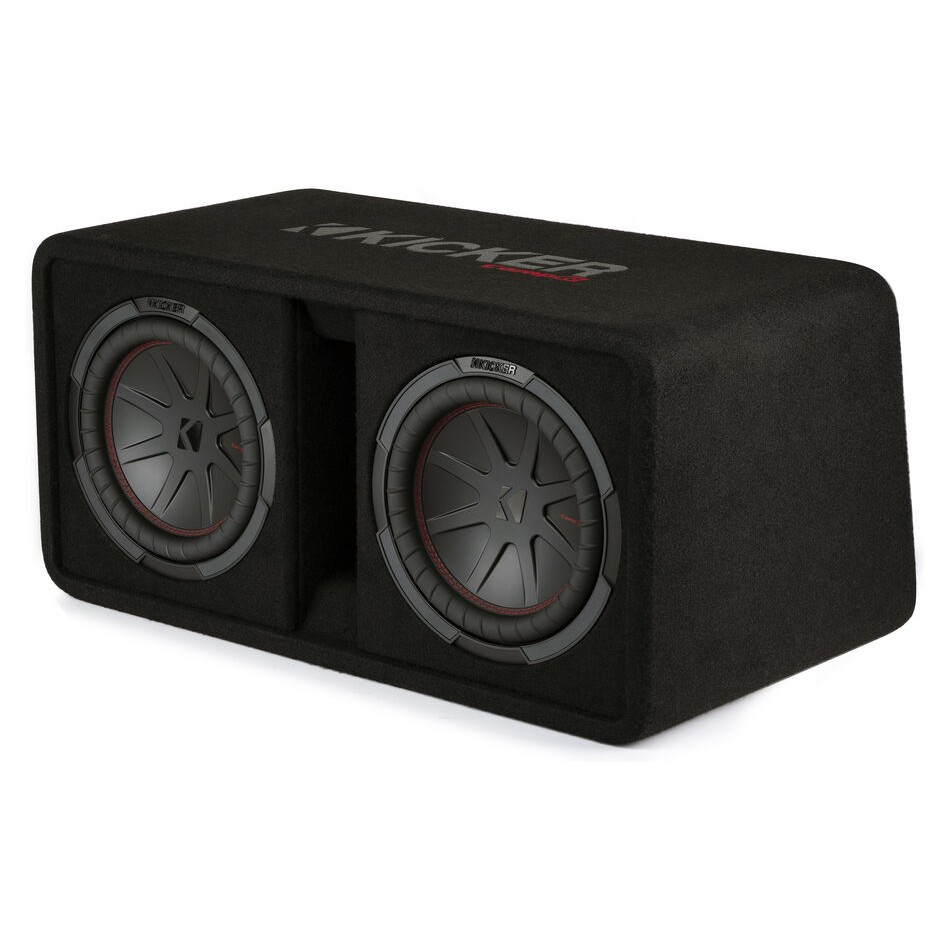 Kicker CompR DCWR102, 2 x 10 cali skrzynia basowa, 2 omów