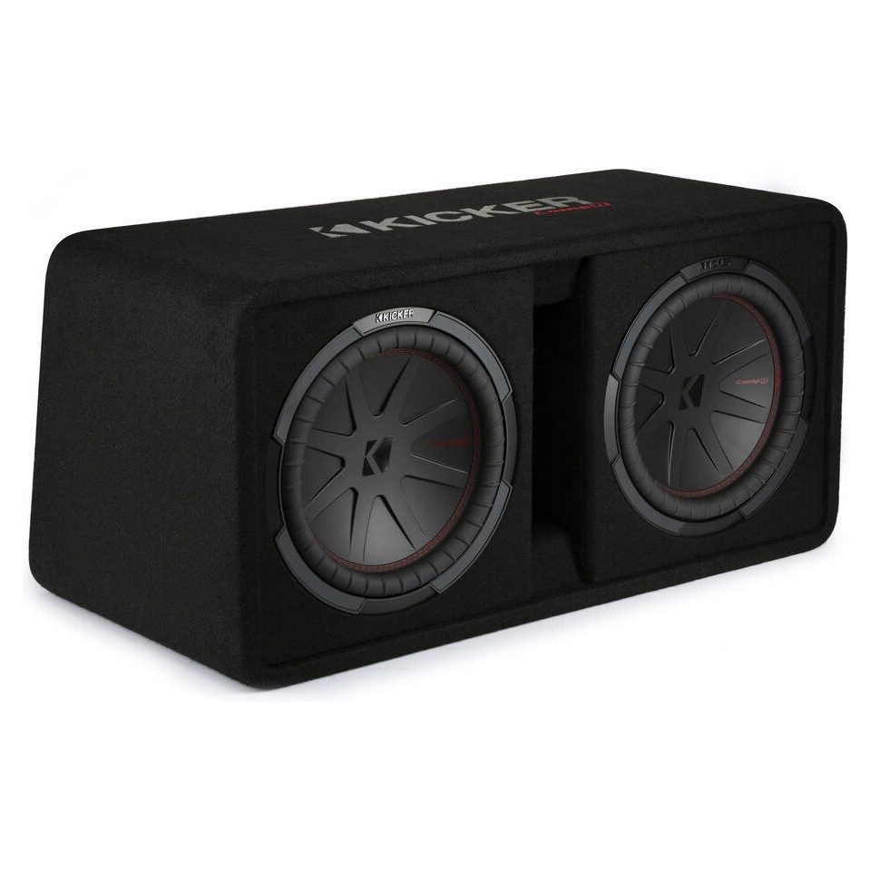 Kicker CompR DCWR122, 2 x 12 cali skrzynia basowa, 2 omów