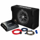 Kicker KickPack KKPDF212, zestaw basowy z zamkniętą, skierowaną w dół skrzynią basową 12 cali, wzmacniaczem i okablowaniem Kicker KickPack KKPDF212, zestaw basowy z zamkniętą, skierowaną w dół skrzynią basową 12 cali, wzmacniaczem i okablowaniem